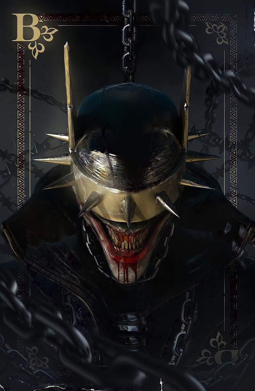 Batman Who Laughs Profile Wallpaper