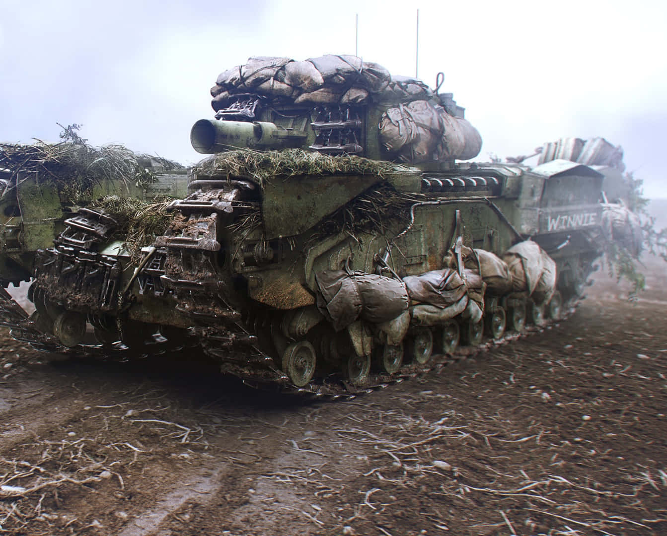 Battlefield Majesty: Incredible Display Of Combat Vehicles Wallpaper