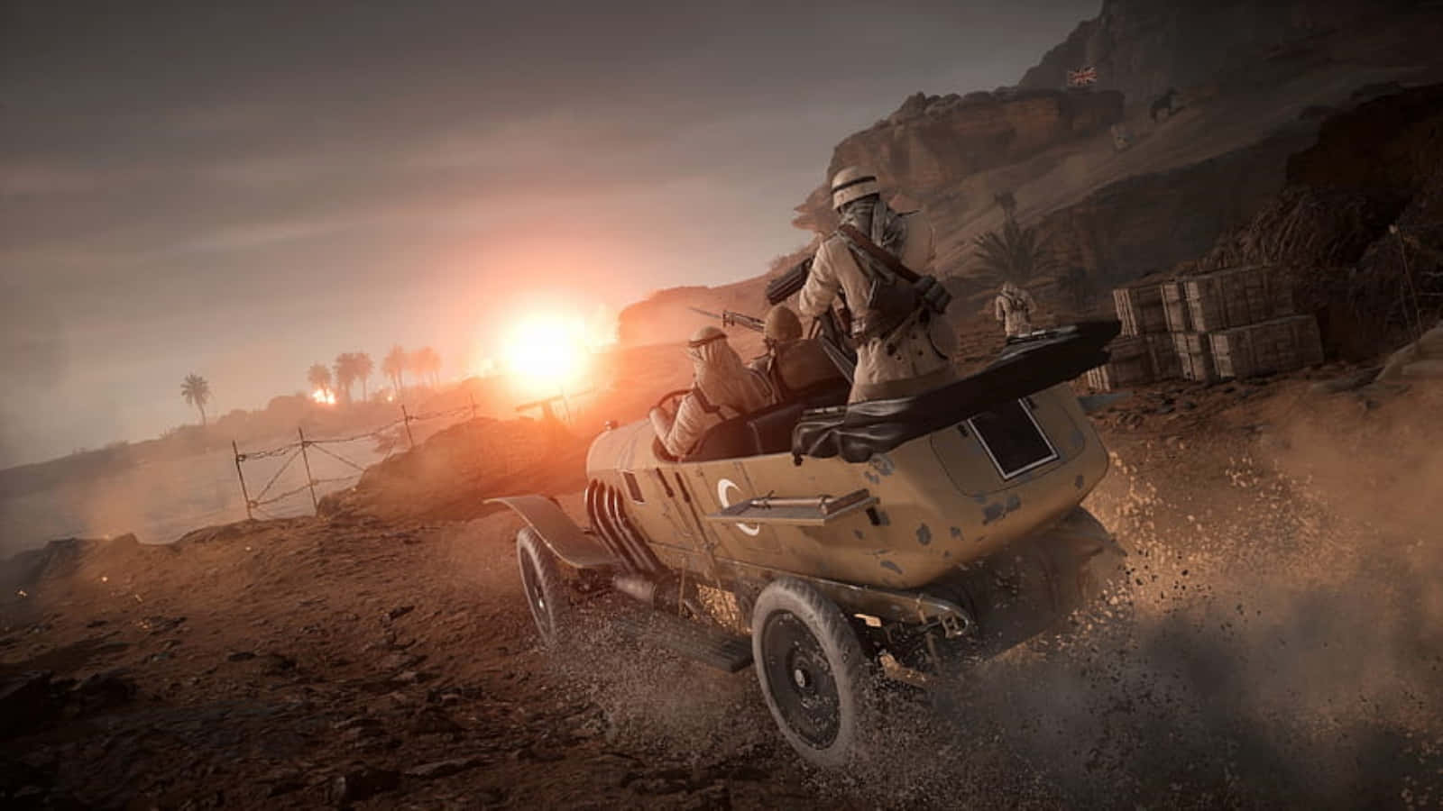 Battlefield Vehicles In Action Wallpaper