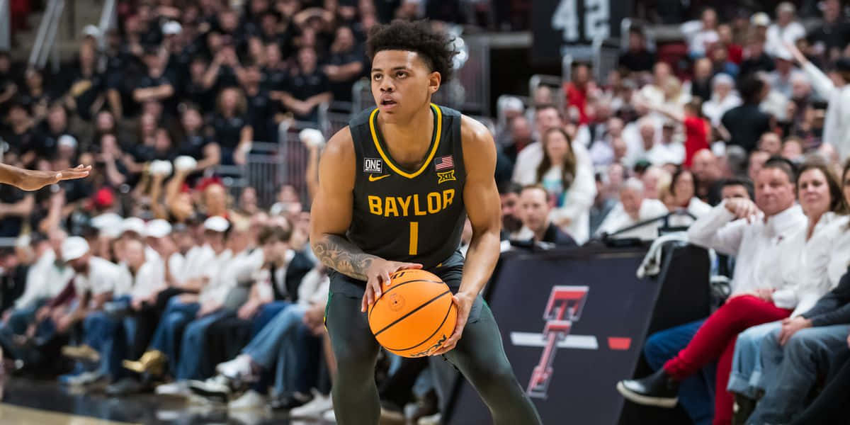 Baylor Basketball Player Action Shot Wallpaper