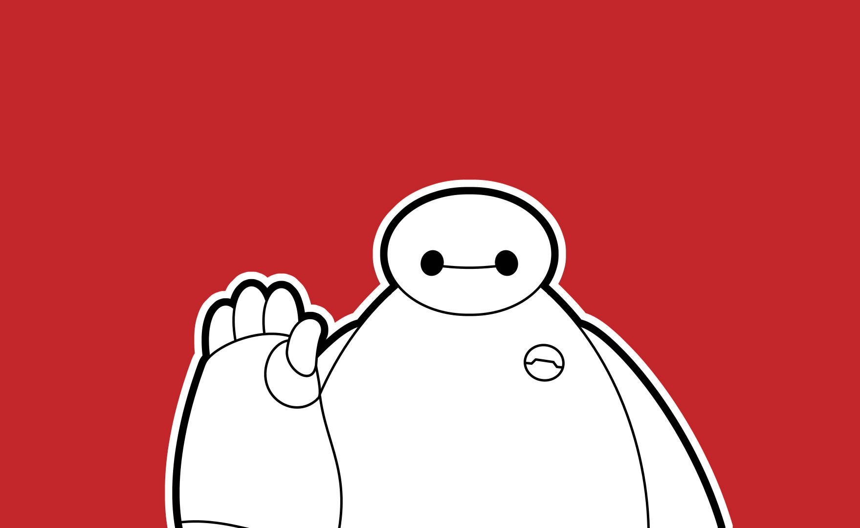 Baymax Vector Artwork Wallpaper