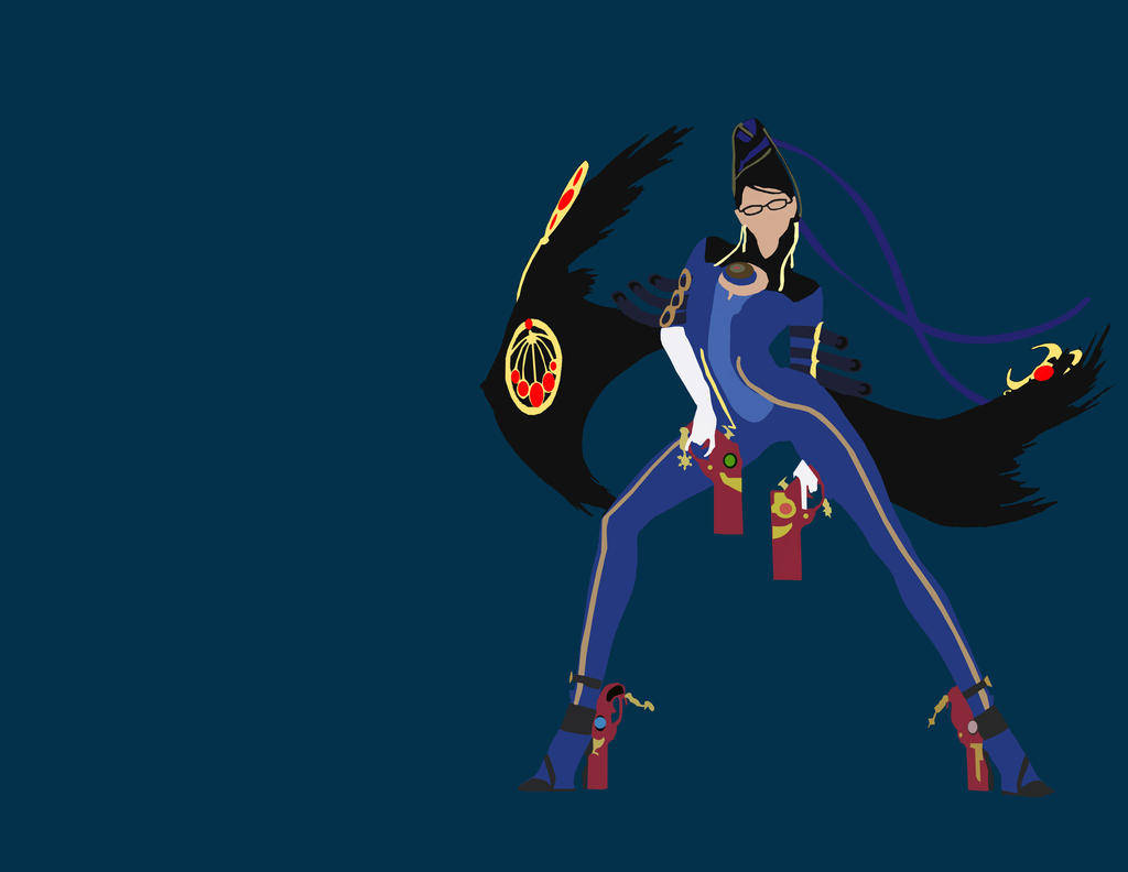 Bayonetta Minimalist Art Wallpaper