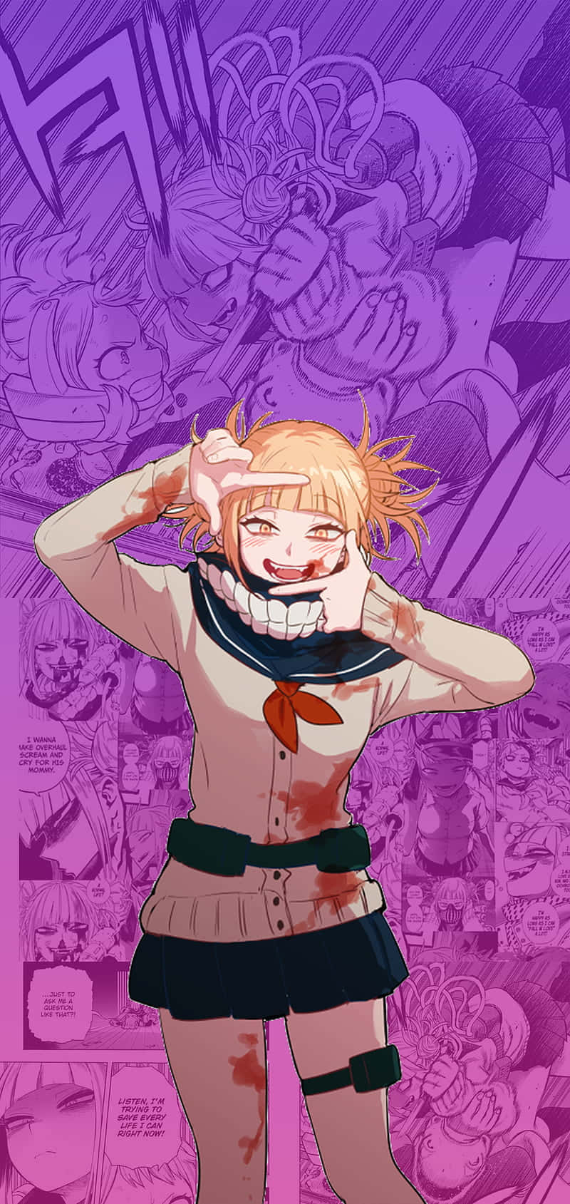 Be Bold Be Rude Be Brave Be Free - Toga Mha Wallpaper