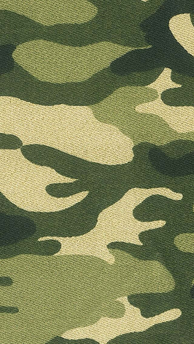 Be One With Nature In Stylish Green Camo Wallpaper