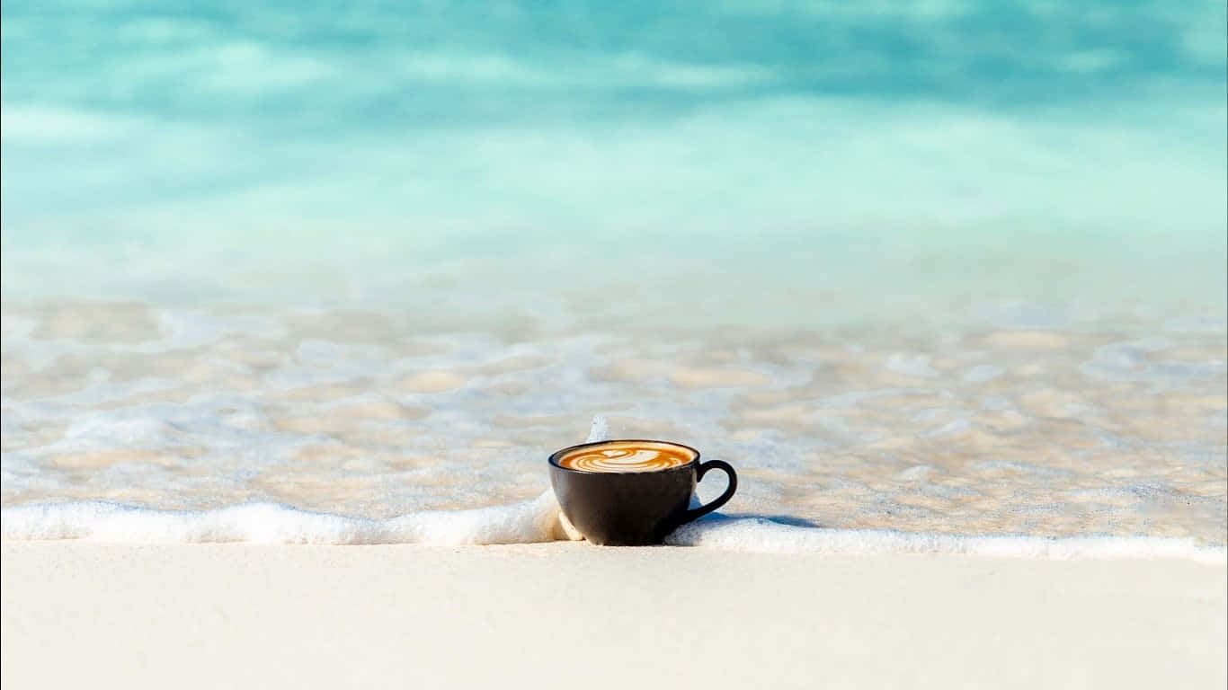 Beachside Coffee Serenity.jpg Wallpaper