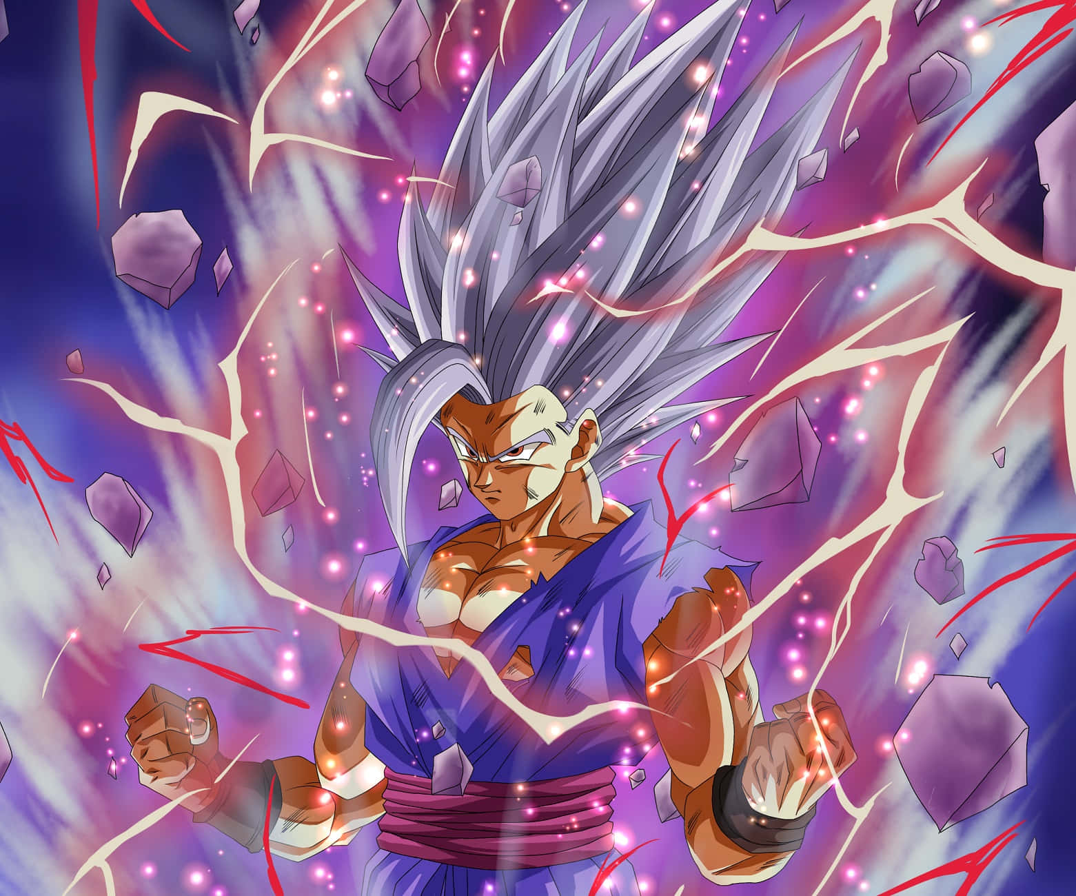 Beast Gohan Unleashed Power Wallpaper