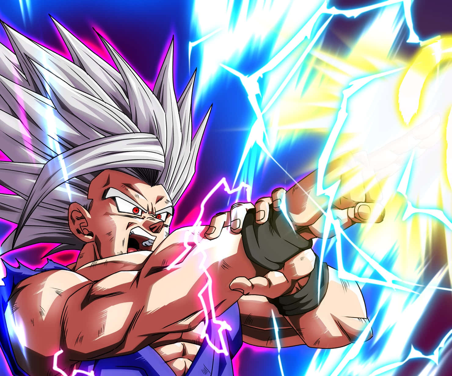 Beast Gohan Unleashed Power Wallpaper