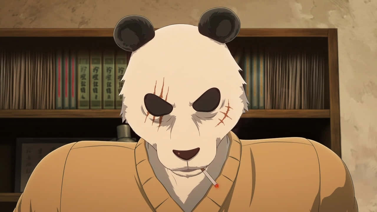 Beastars Gohin Panda Character Wallpaper