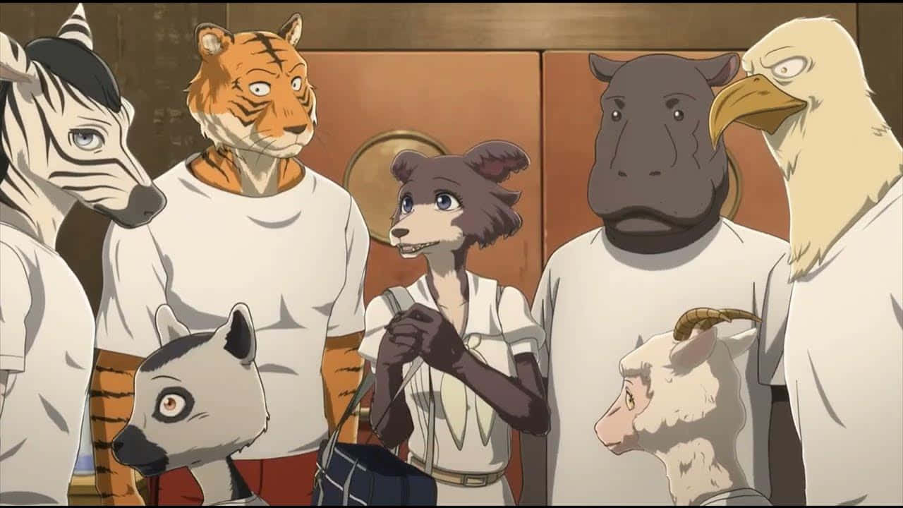 Beastars Groupof Animal Students Wallpaper