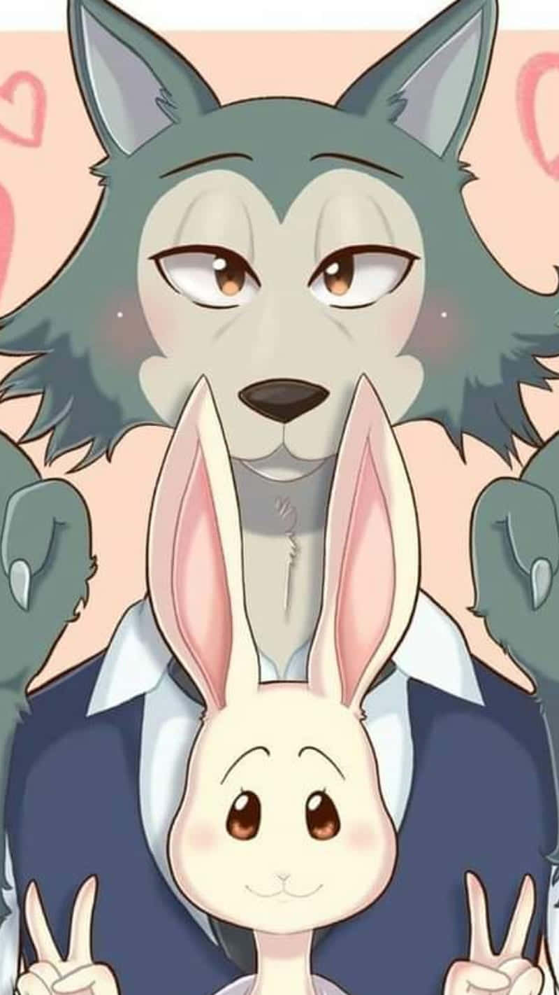 Beastars Legoshiand Haru Cute Moment Wallpaper