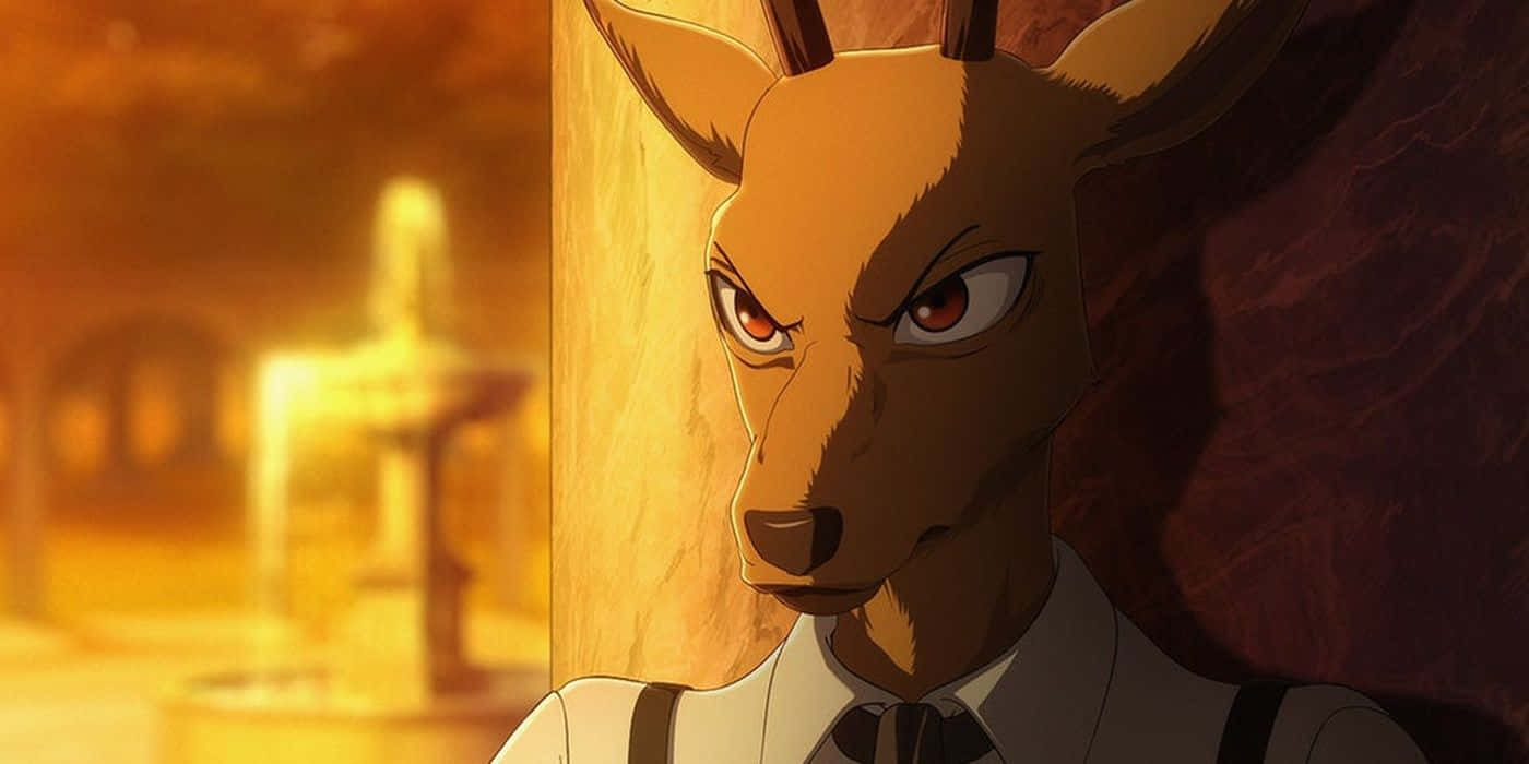 Beastars Louis Intense Gaze Wallpaper