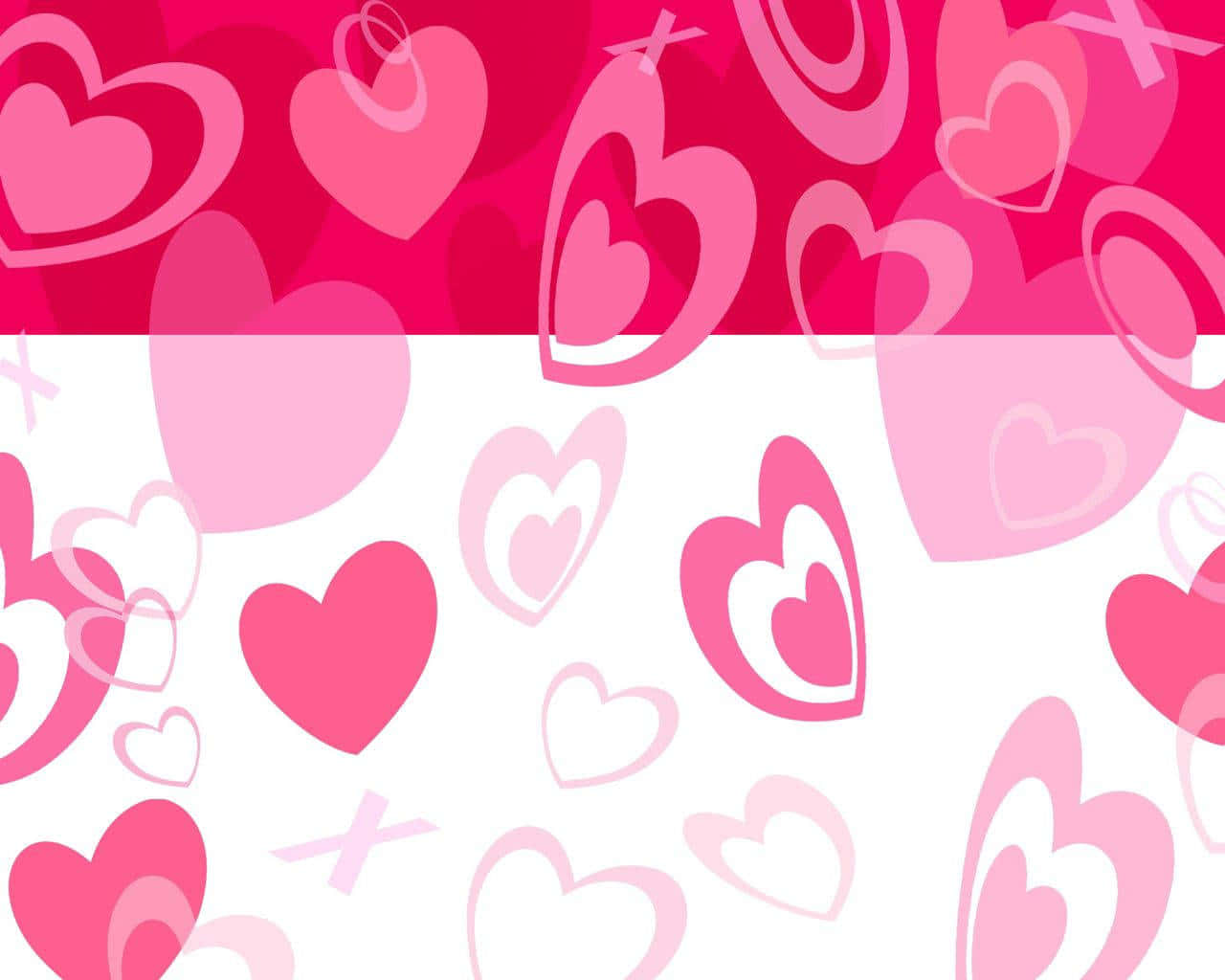 Beautiful Glitter Pink Hearts To Show Your Love And Affection Wallpaper