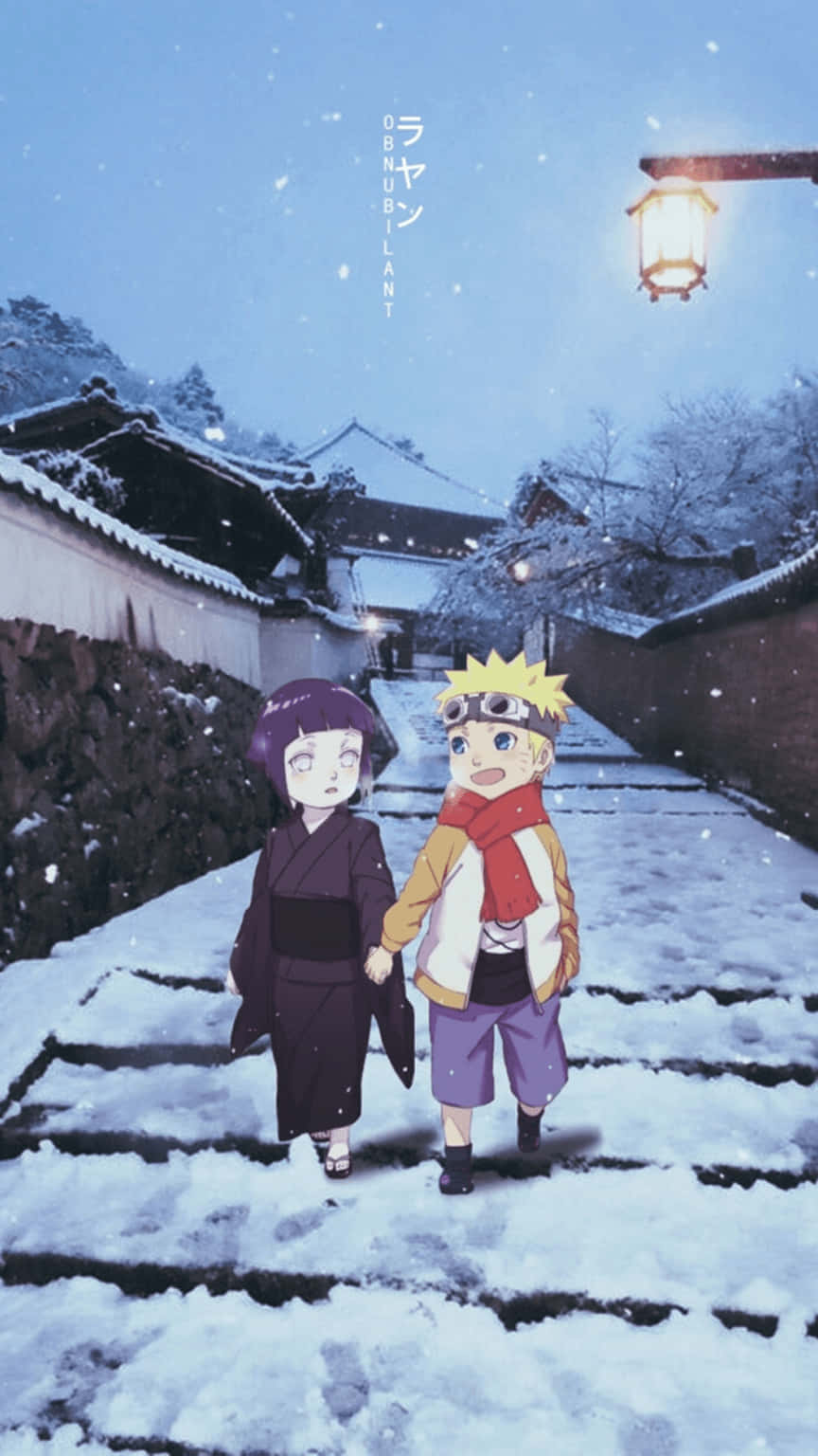 Beautiful Hinata And Naruto Aesthetic Phone Wallpaper