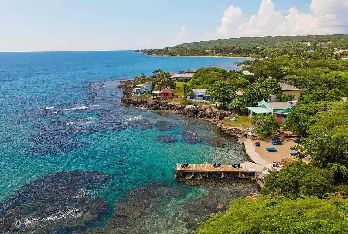 Beautiful Jamaican Island Beach Wallpaper