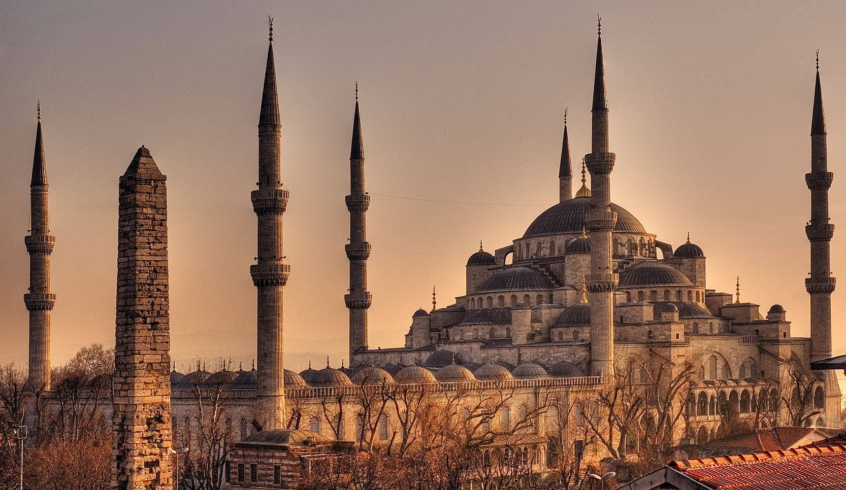 Beautiful Mosque Sultan Ahmet Wallpaper