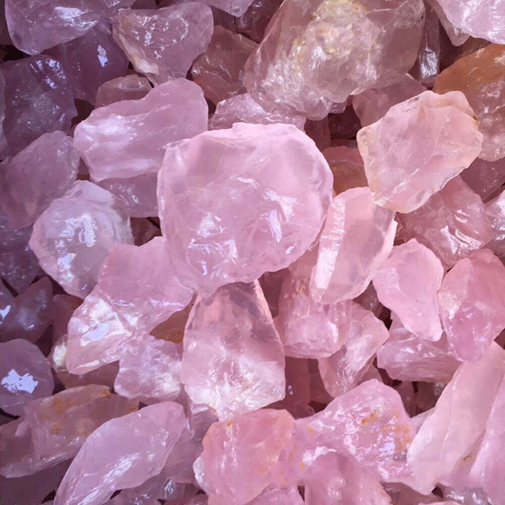 Beautiful Pink Crystal Quartz Wallpaper Wallpaper