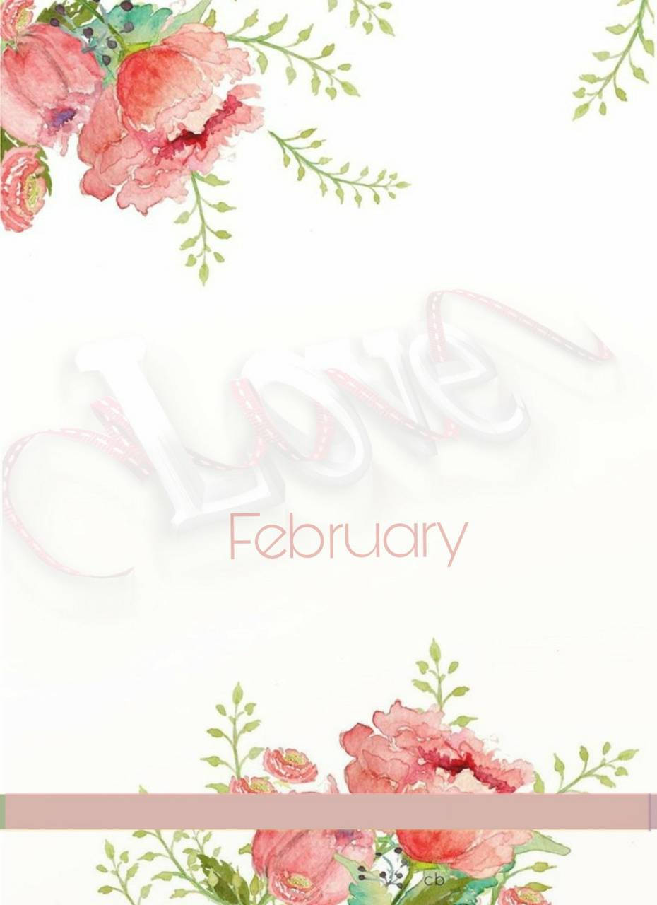 Beautiful Pink Flowers In Bloom For February Wallpaper