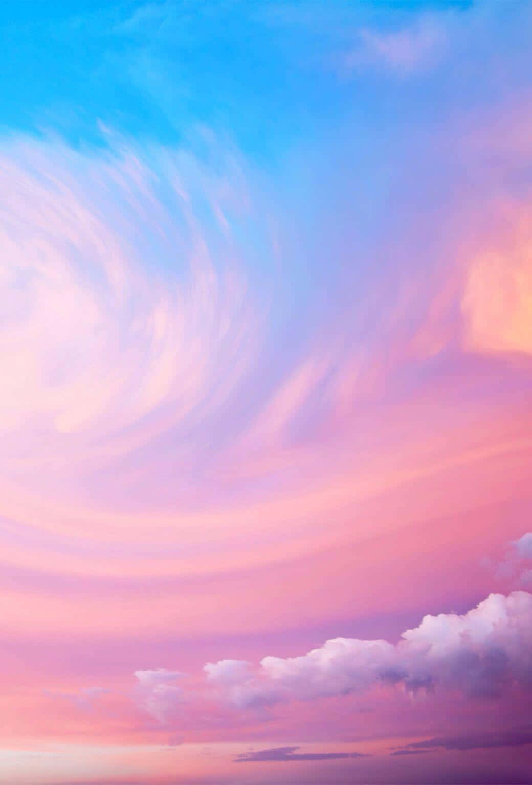 Beautiful Pink Sky At Sunset Wallpaper