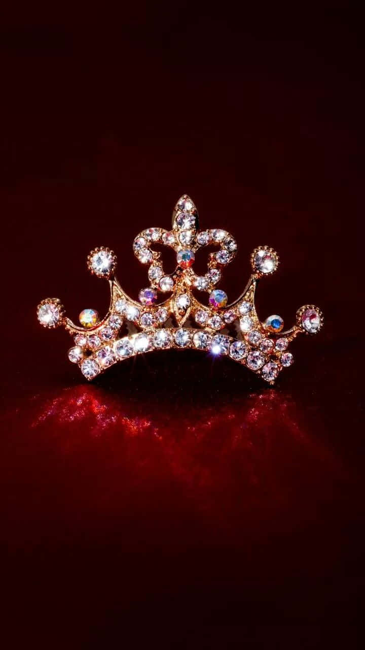 Beautiful Princess Crown Fit For Royalty Wallpaper