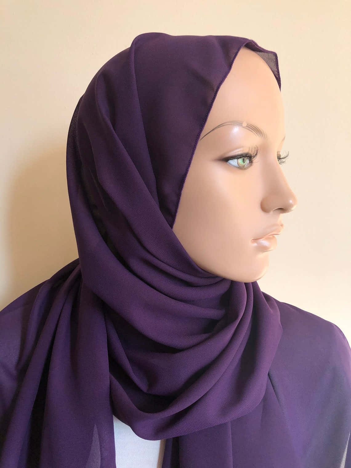 Beautiful Purple Scarf For A Touch Of Luxury Wallpaper