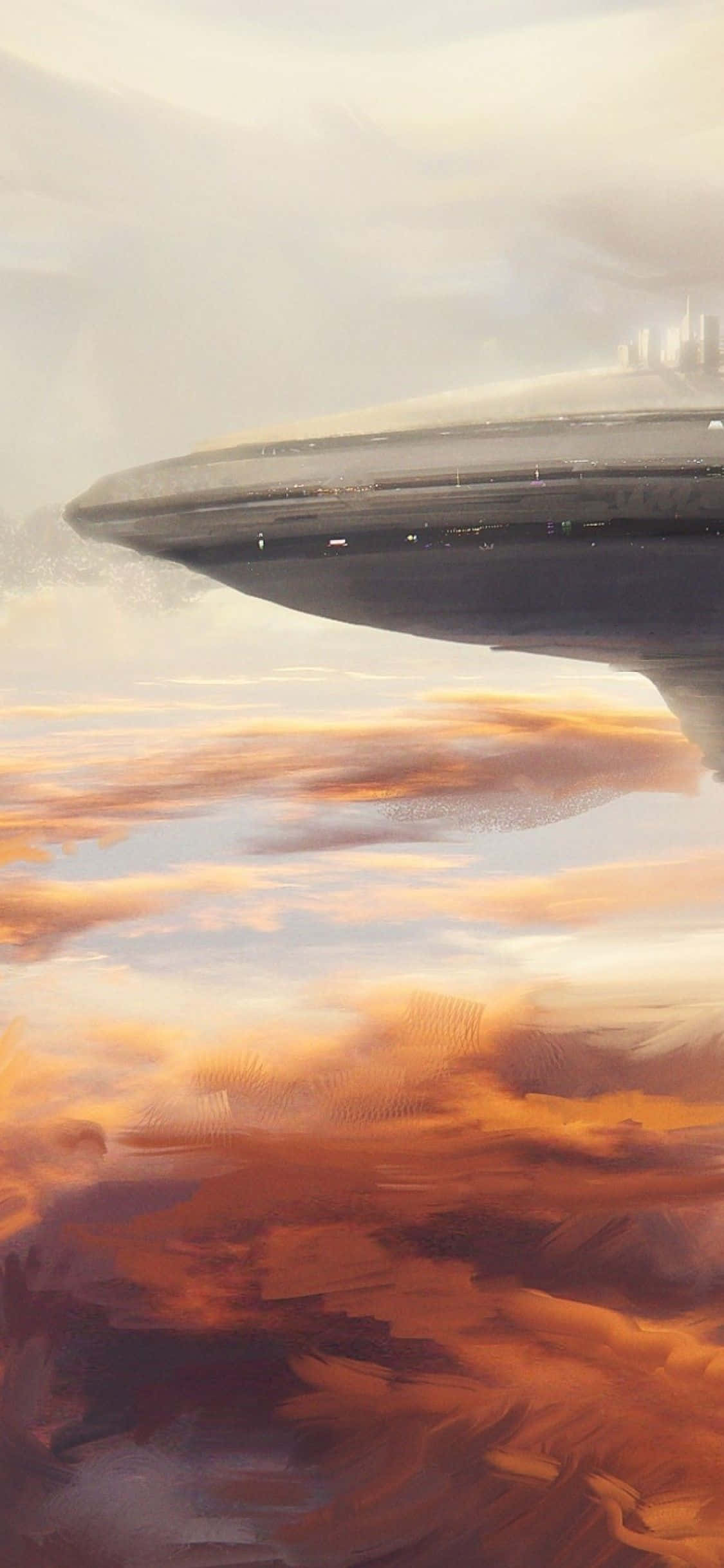 Beauty Of Bespin With Clouds Above Wallpaper