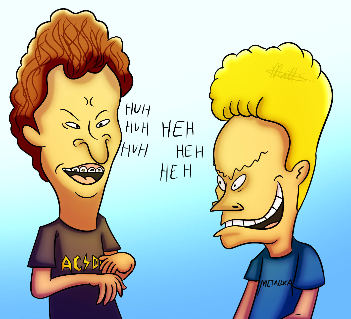 Beavis And Butt Head Laughter Wallpaper