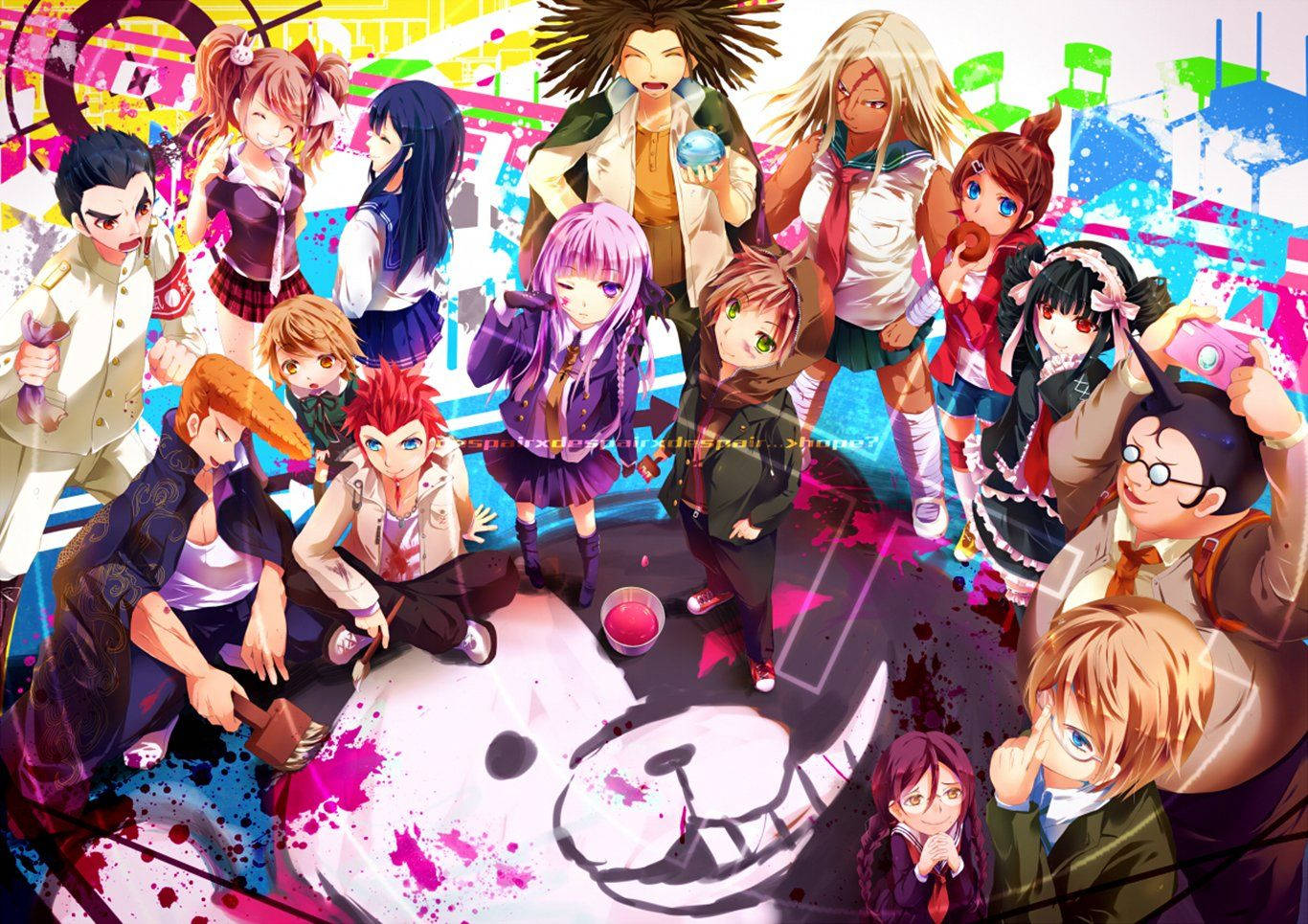 Become A Super Highschool Level Detective In Danganronpa Wallpaper