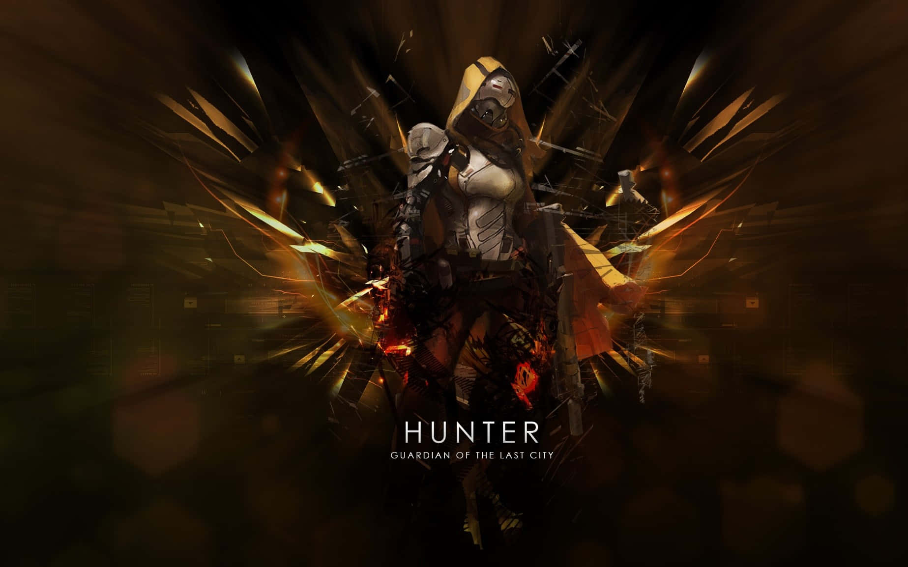 Become The Hunter You Deserve With Destiny 2 Wallpaper