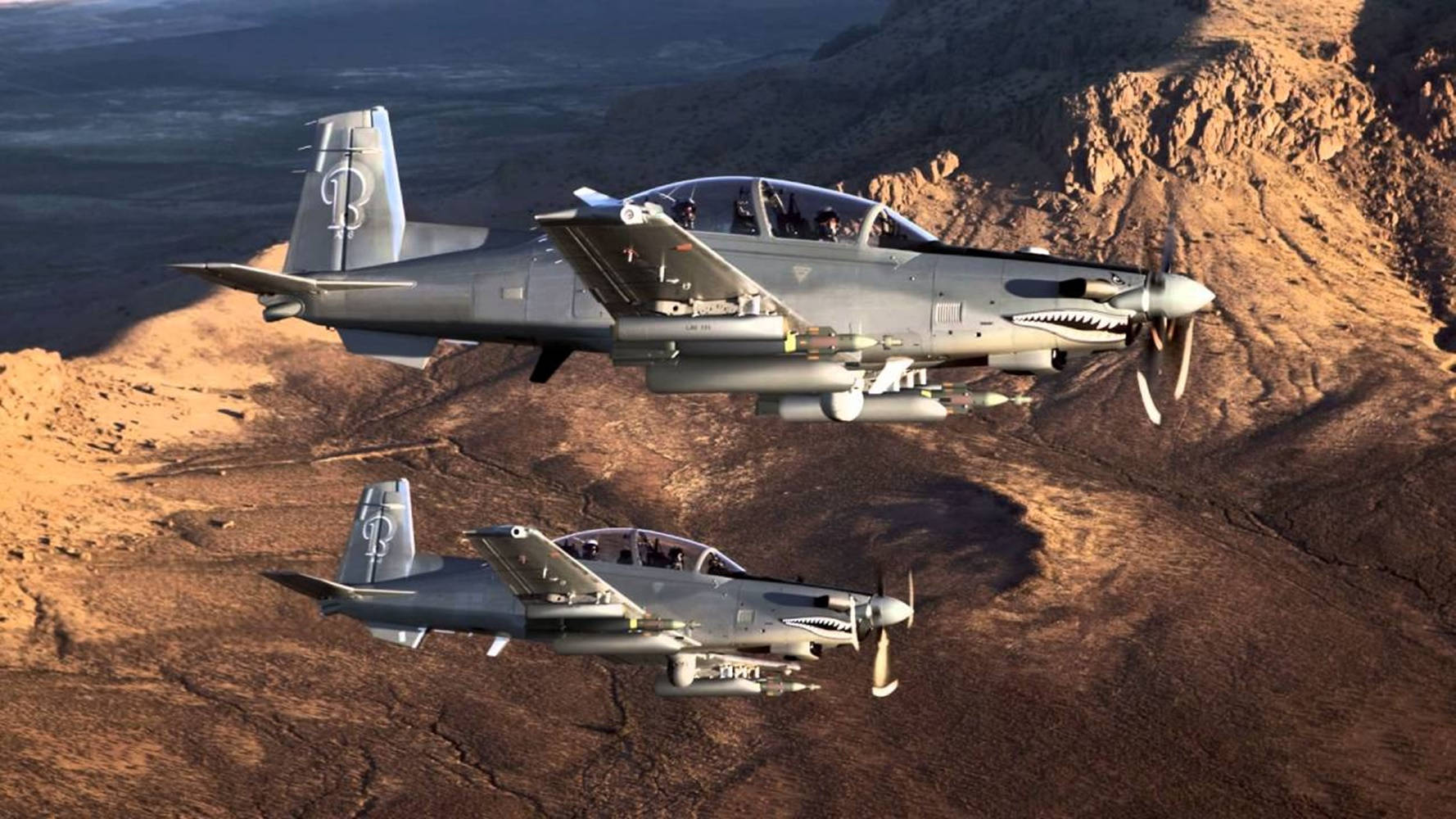 Beechcraft T-6 Texan Ii Fighter Jet Wallpaper