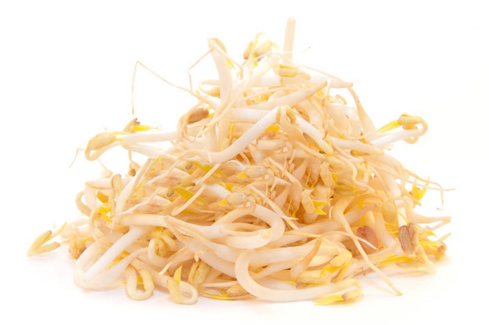 Beige Mung Bean Sprouts Vegetable Wallpaper