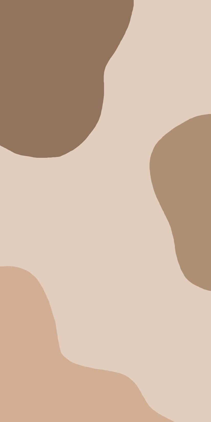 Beige Tan Abstract Art Wallpaper