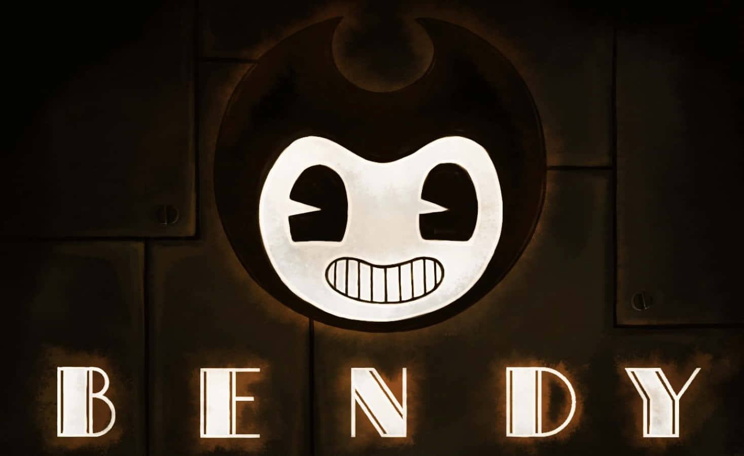 Bendy In A Dark, Mysterious World Wallpaper