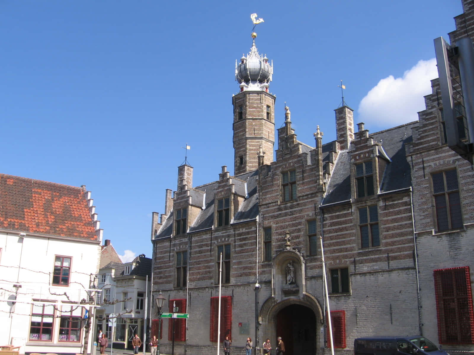 Bergen Op Zoom Historical Building Wallpaper