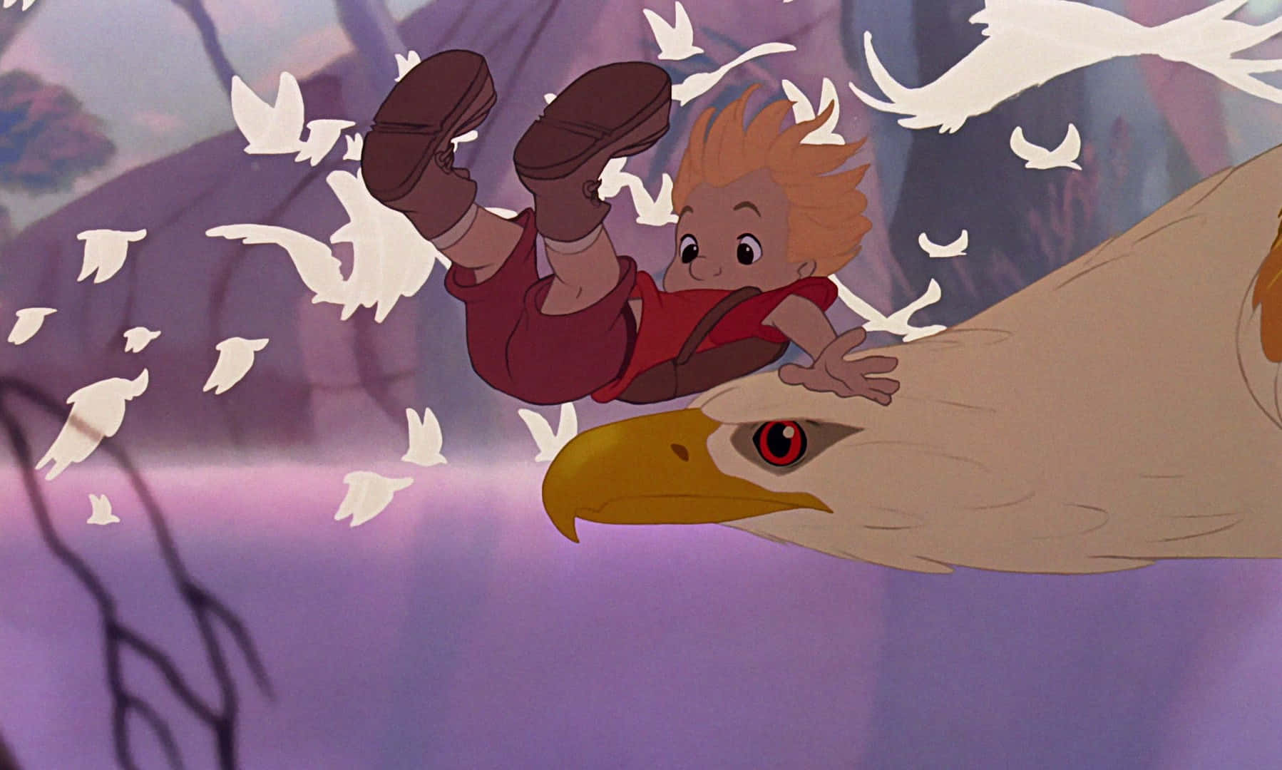 Bernard, Bianca, And Jake On An Australian Adventure In The Rescuers Down Under. Wallpaper