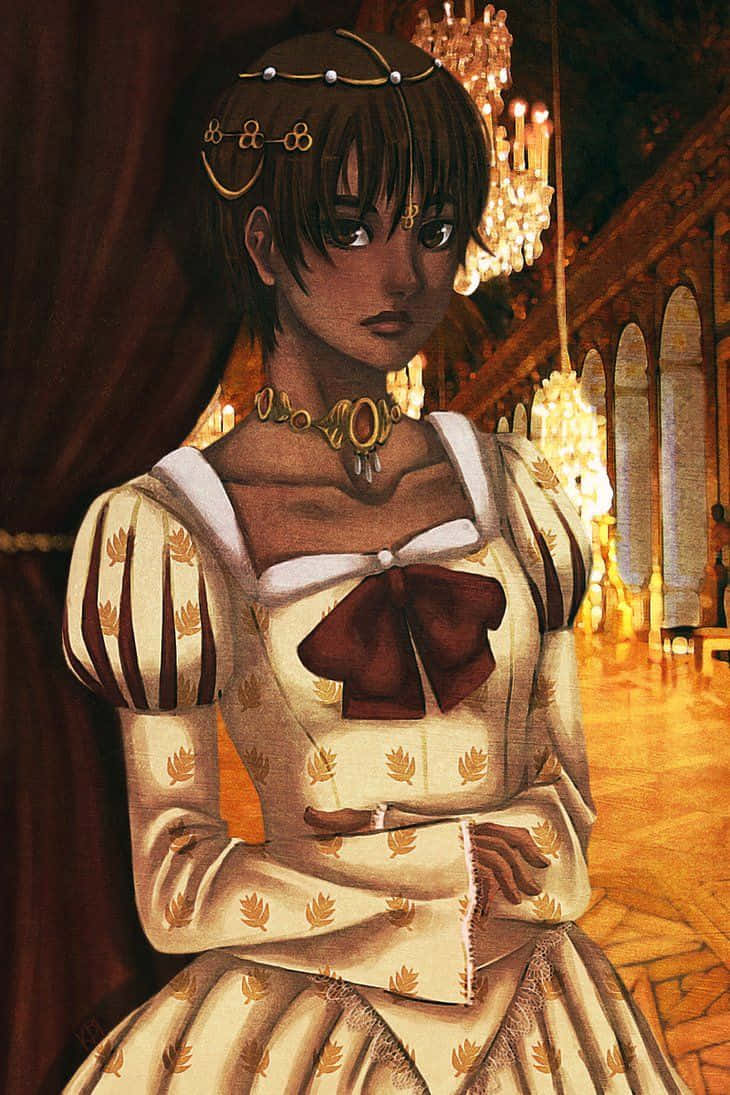 Berserk Casca Ballroom Elegance Wallpaper