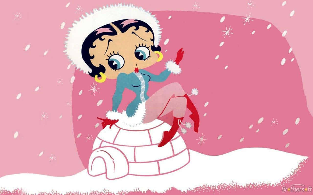 Betty Boop Celebrates The Holiday Season! Wallpaper