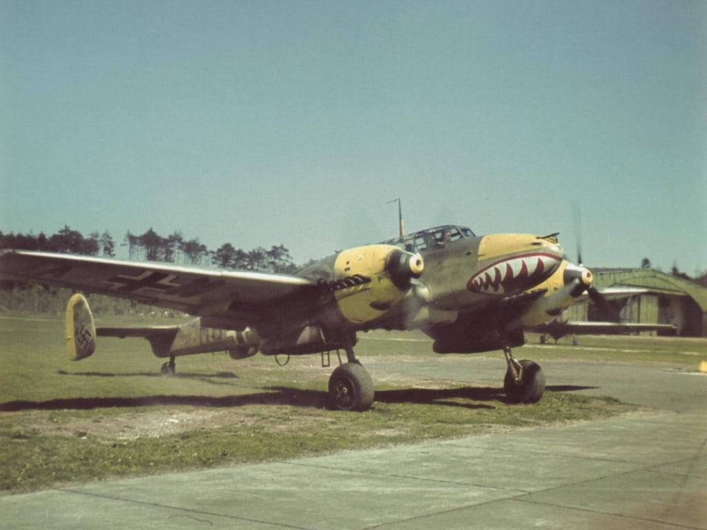 Bf 110 German Ww2 Fighters Old Photo Wallpaper