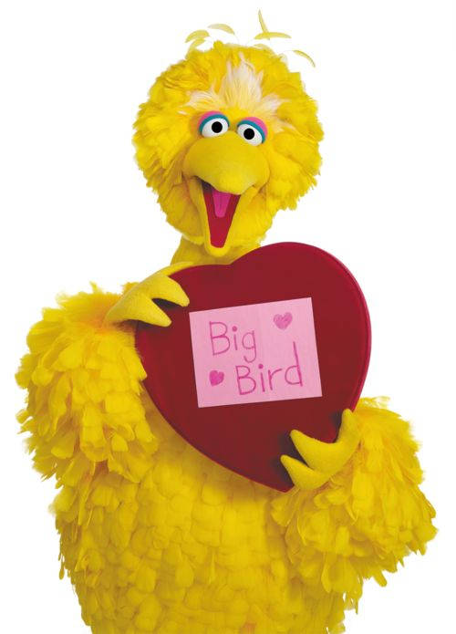 Big Bird Heart Wallpaper