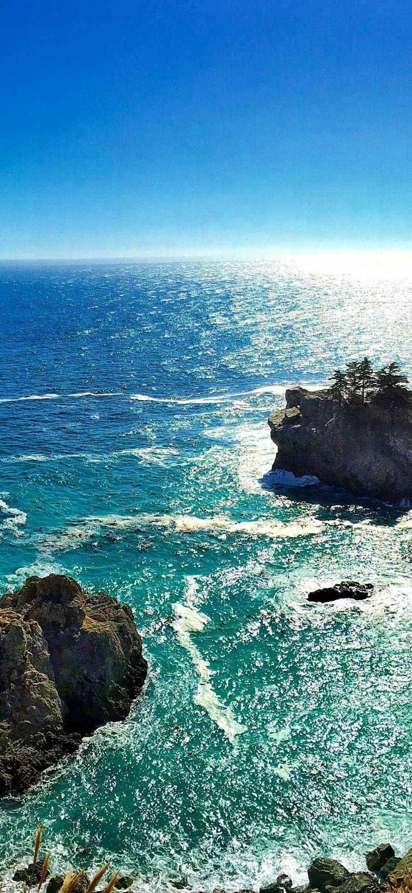 Big Sur Deep Blue Sea Wallpaper