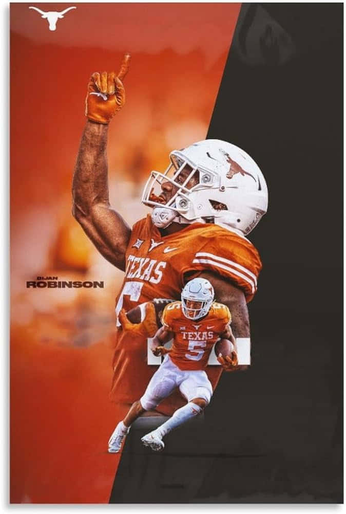 Bijan Robinson Texas Longhorns Football Wallpaper