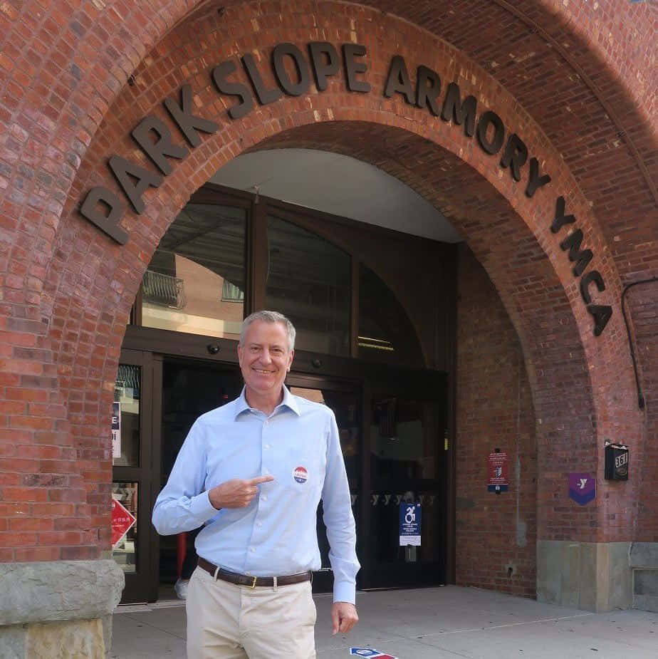 Bill De Blasio At Park Armory Wallpaper