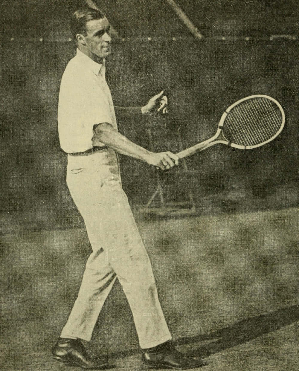 Bill Tilden Clarence Griffin Match Wallpaper