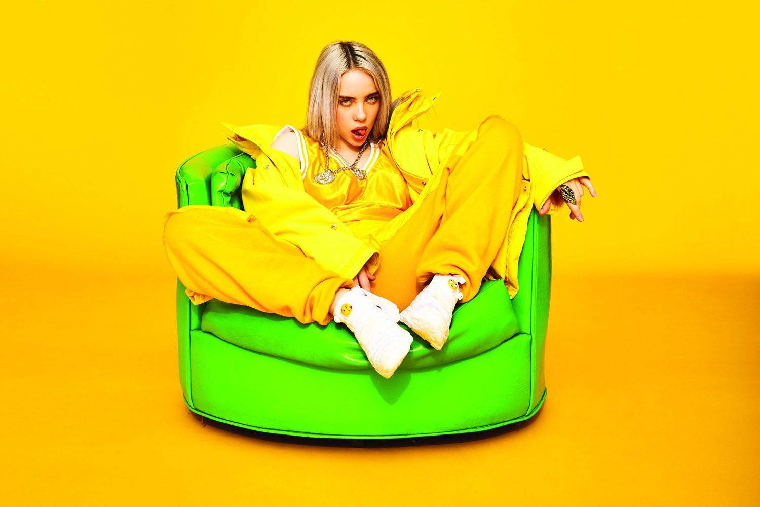 Billie Eilish's March Album Release Wallpaper