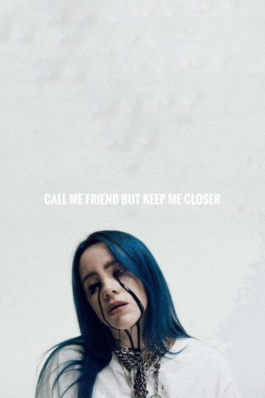 Billie Eilish Sad Expression Wallpaper