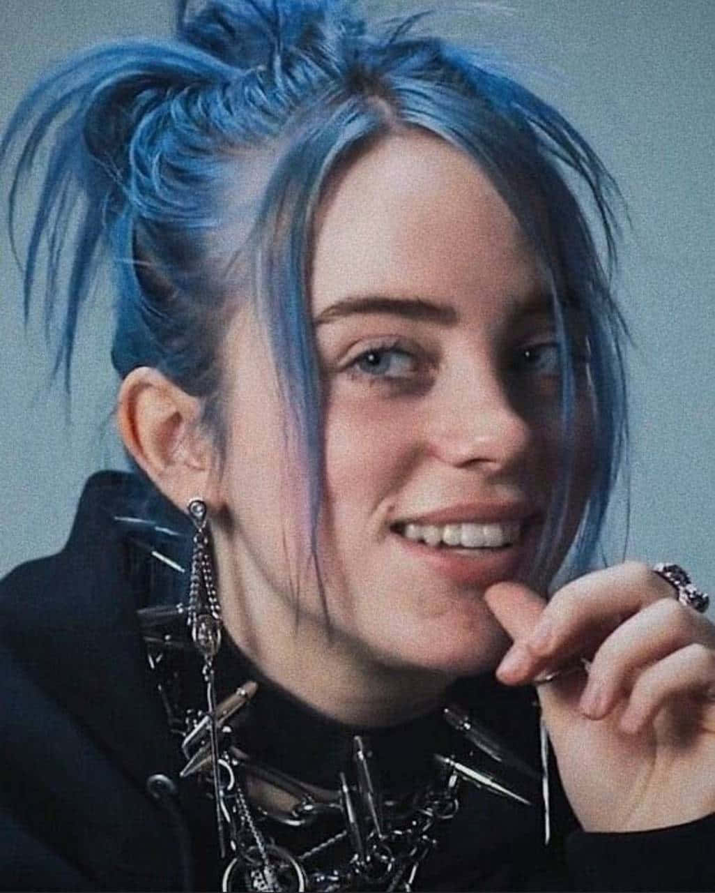 Billie Eilish Smiles Brightly Wallpaper