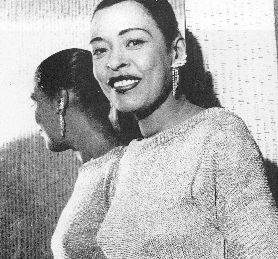 Billie Holiday In Sweat Shirt Wallpaper