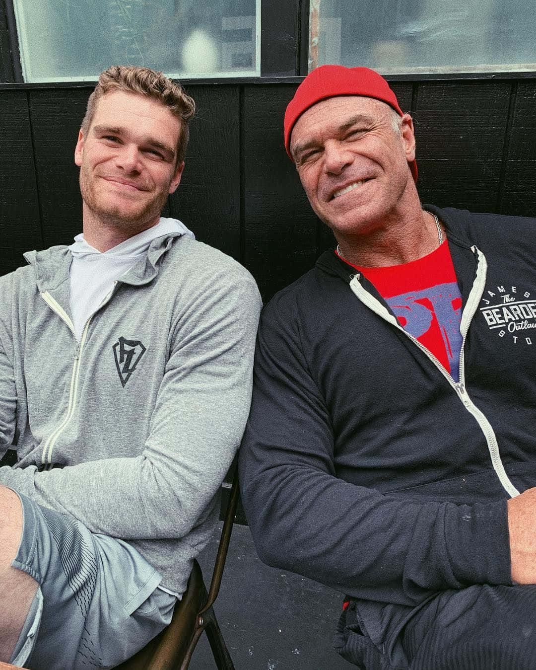 Billy Gunn With His Son Colten Gunn Wallpaper