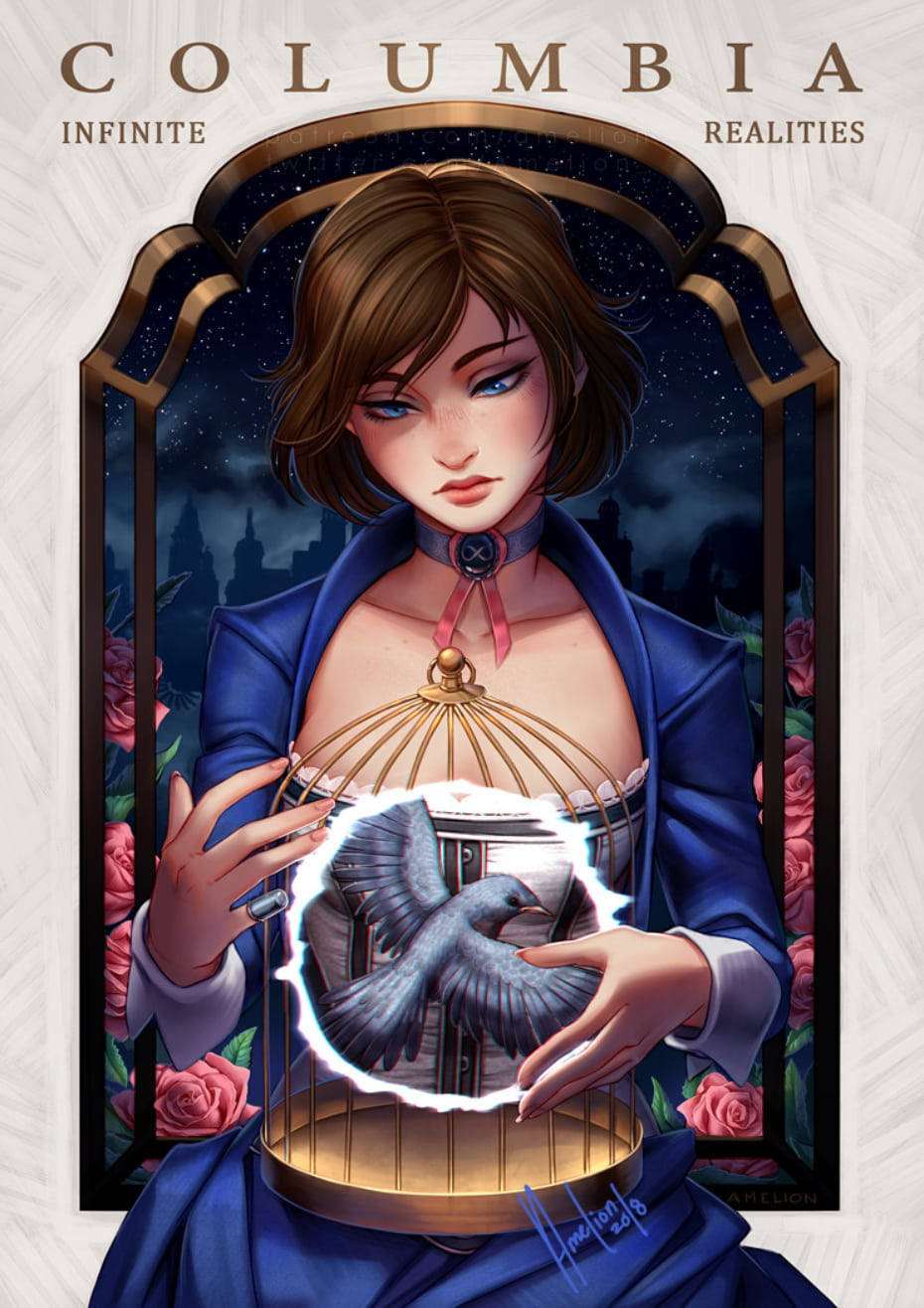 Bioshock Phone Elizabeth In Columbia Wallpaper