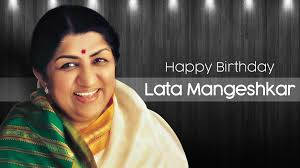 Birthday Poster Lata Mangeshkar Wallpaper