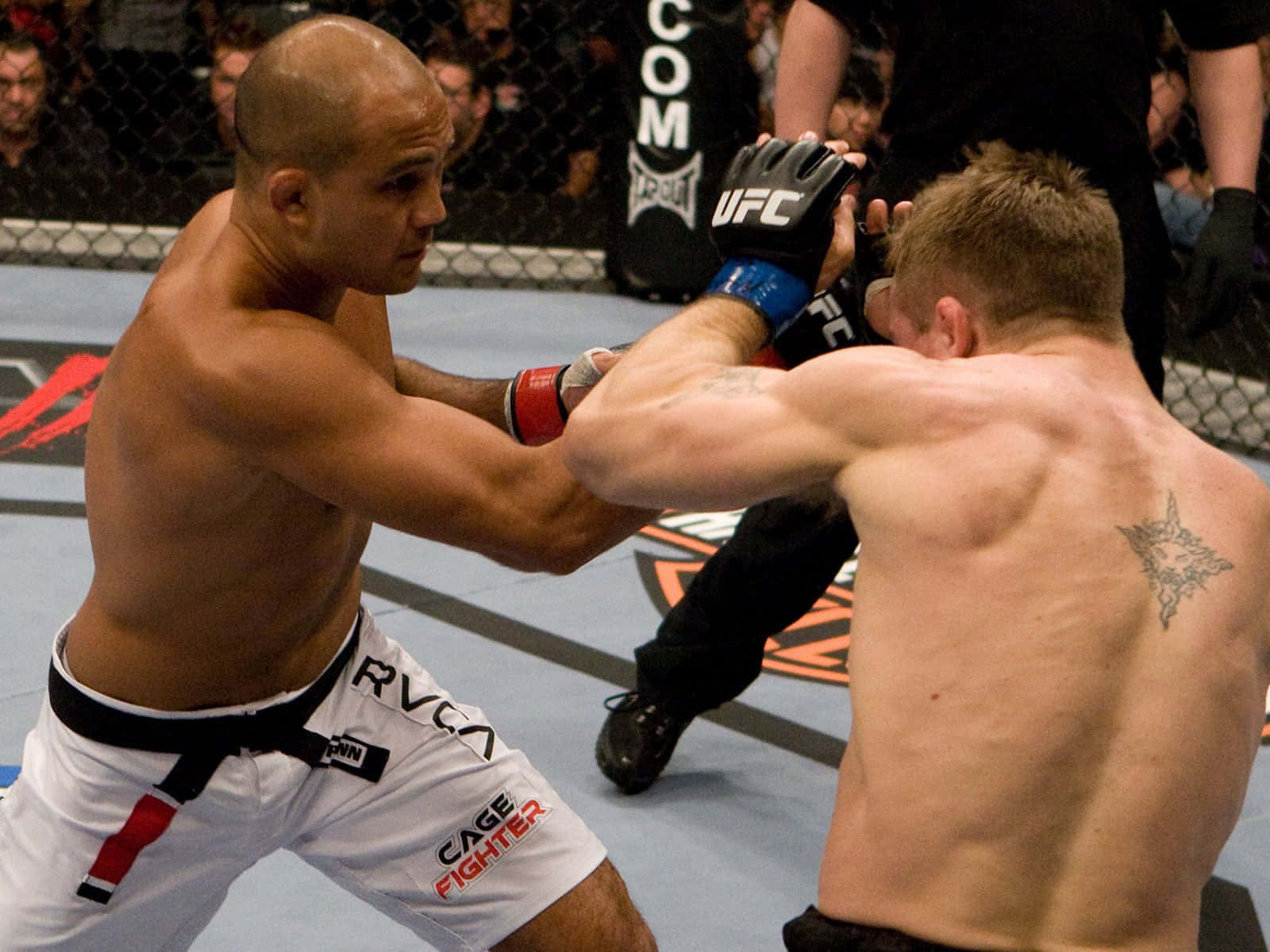 Bj Penn Against Sean Sherk Ufc 84 2008 Wallpaper